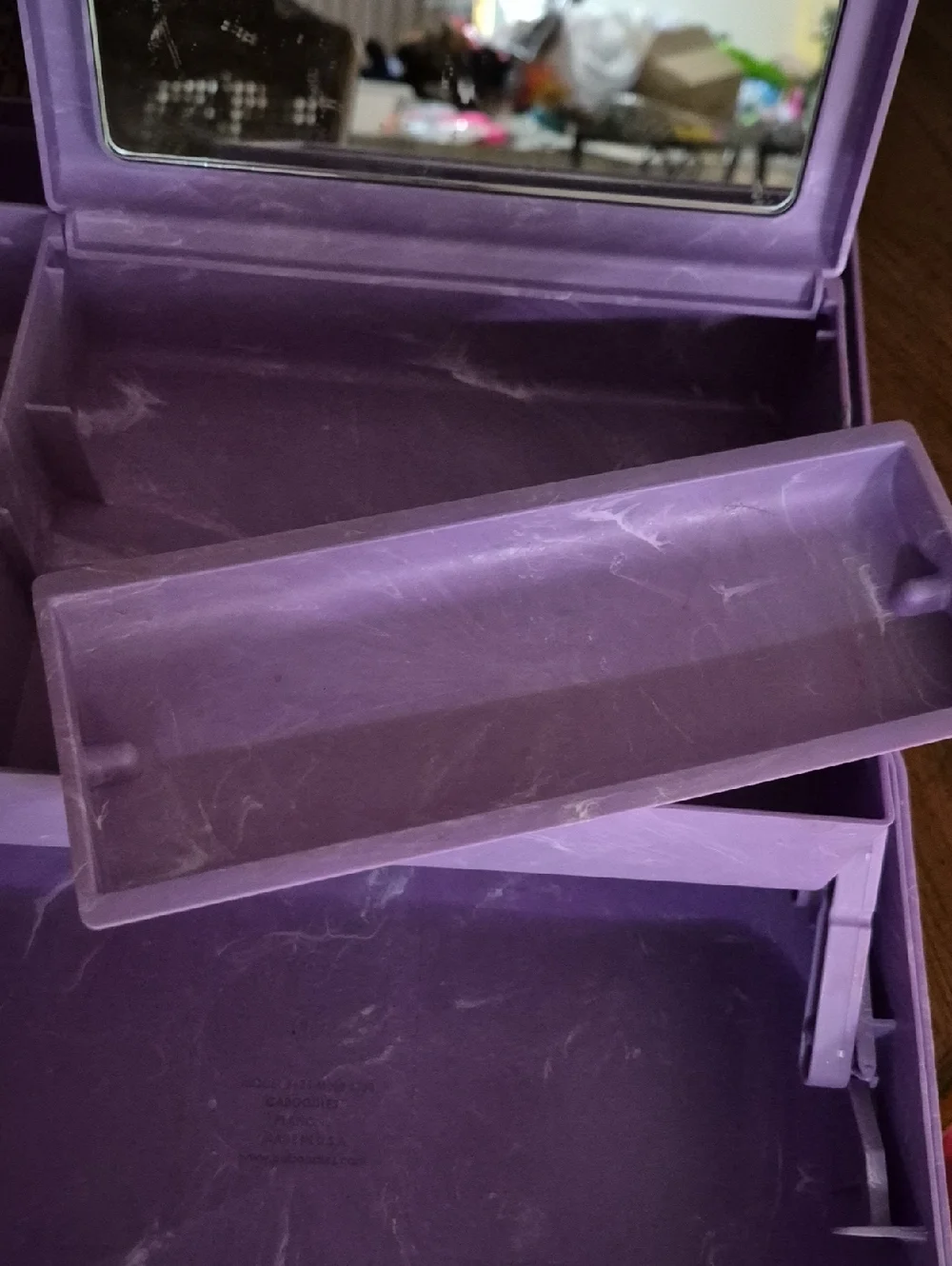 Rare Purple Marble On The Go Girl Classic Cosmetic Case